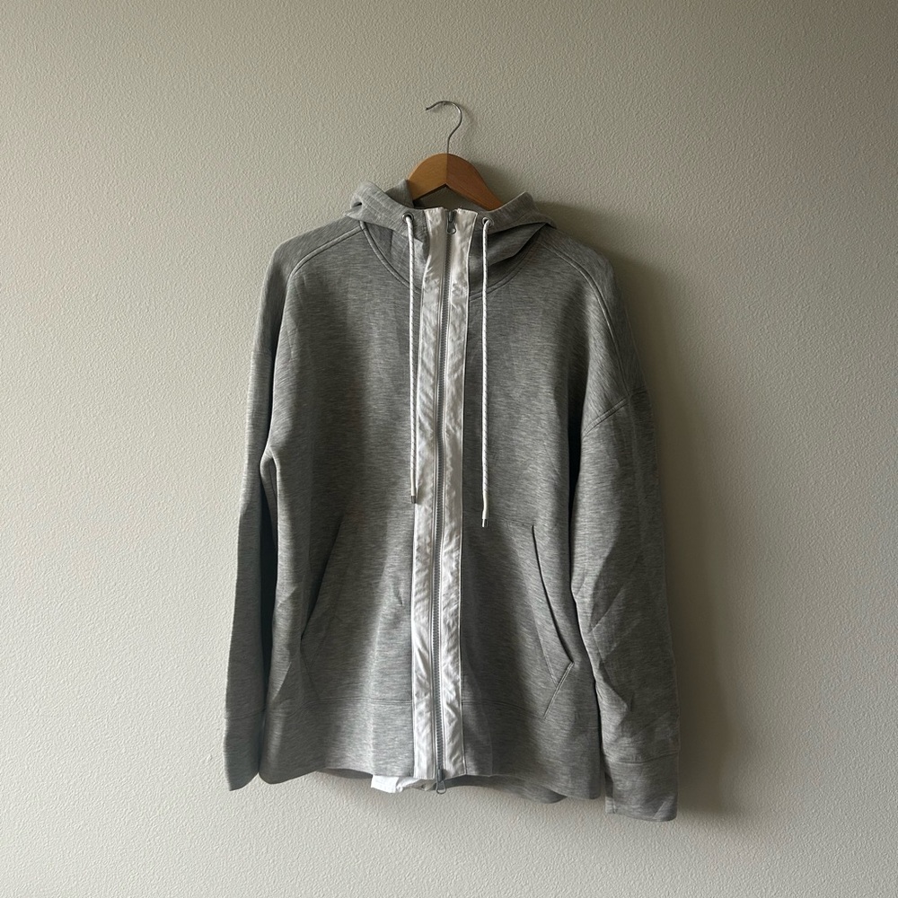 Zella Intention Front Zip Back Vent Hoodie